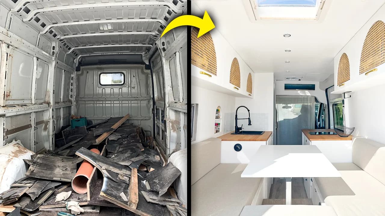 Camper Van Roomtour: Günstiger luxus Camper Ausbau unter 10.000€ (Fiat Ducato | Peugeot Boxer L3H2)