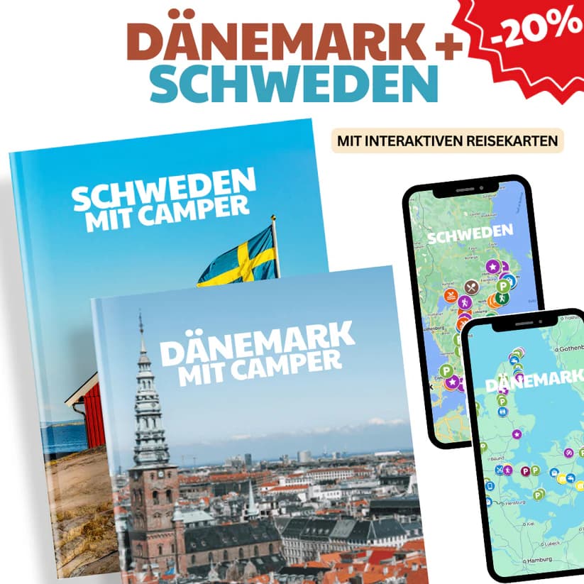 Dänemark und Schweden Reiseführer mit interaktiven Reisekarten für den Wohnmobil Urlaub