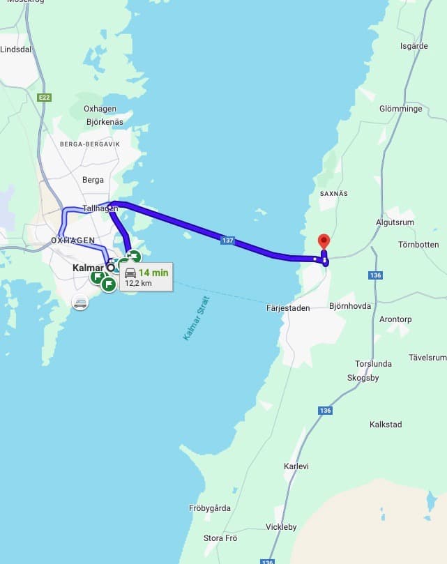 Öland mit dem Wohnmobil - Die Brücken Überfahrt