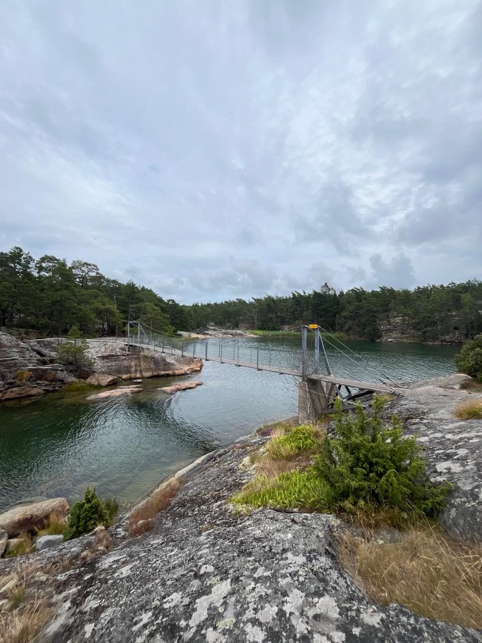 Hängebrücken im Stendörren Naturreservat - Zugang zu den Archipel-Inseln