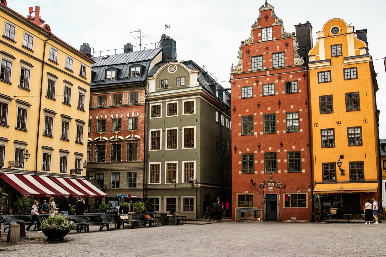 Stockholm Gamla Stan Altstadt - perfekt für Wohnmobil-Tagesausflüge