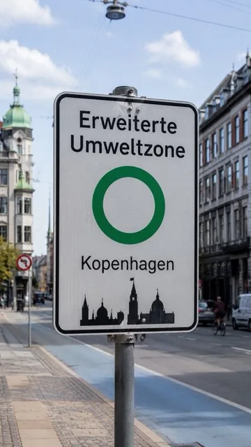 Umweltzone Kopenhagen 2026 erweitert bis Tarnby – Bußgelder für Wohnmobile