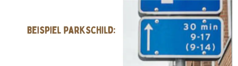 EasyPark App und Parkscheibe in Dänemark für Wohnmobil