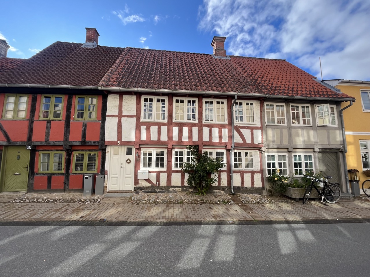 Bunte Häuser auf Fünen - die Märcheninsel Dänemarks