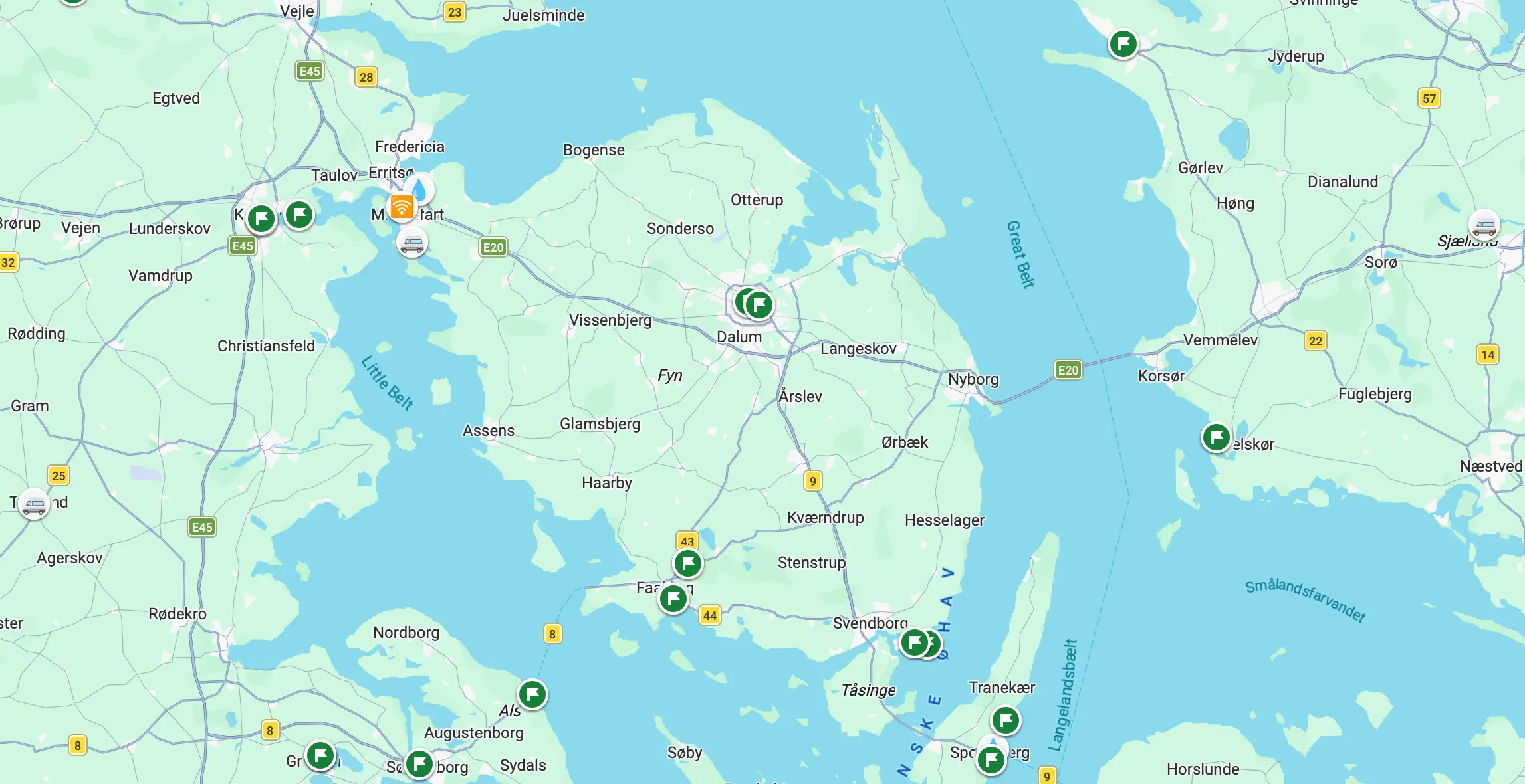 Naturpark Hindsgavl bei Middelfart - Spazierwege durch dänische Natur