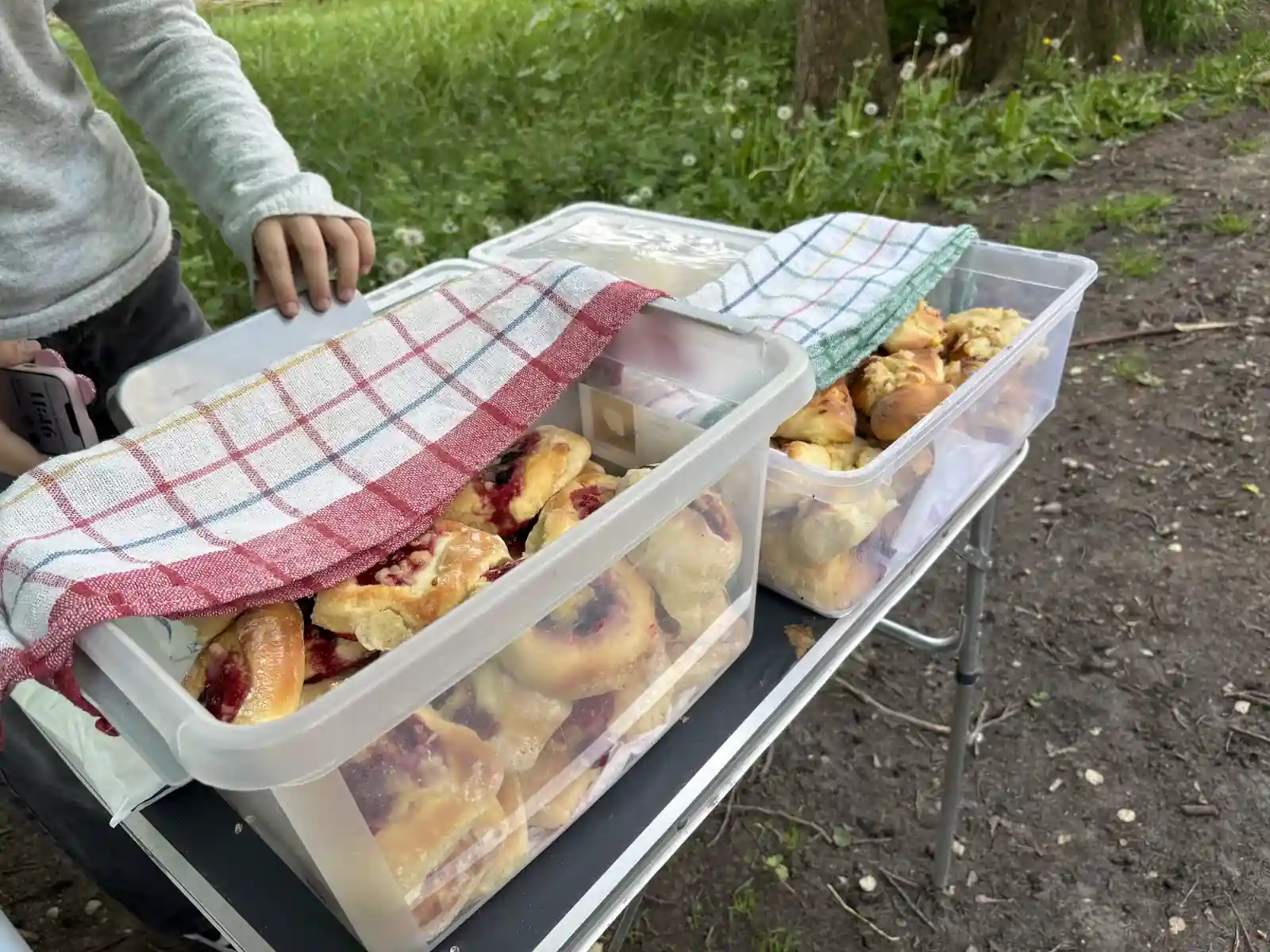Camping Zapiecek Bar Snacks Gebaeck Polen Wohnmobil