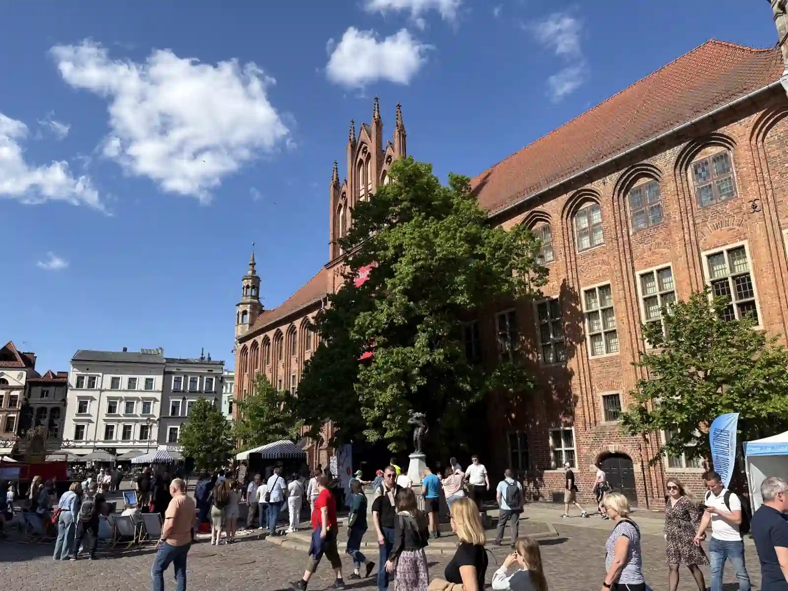 Marktplatz Rynek Staromiejski mit Bürgerhäusern in Thorn