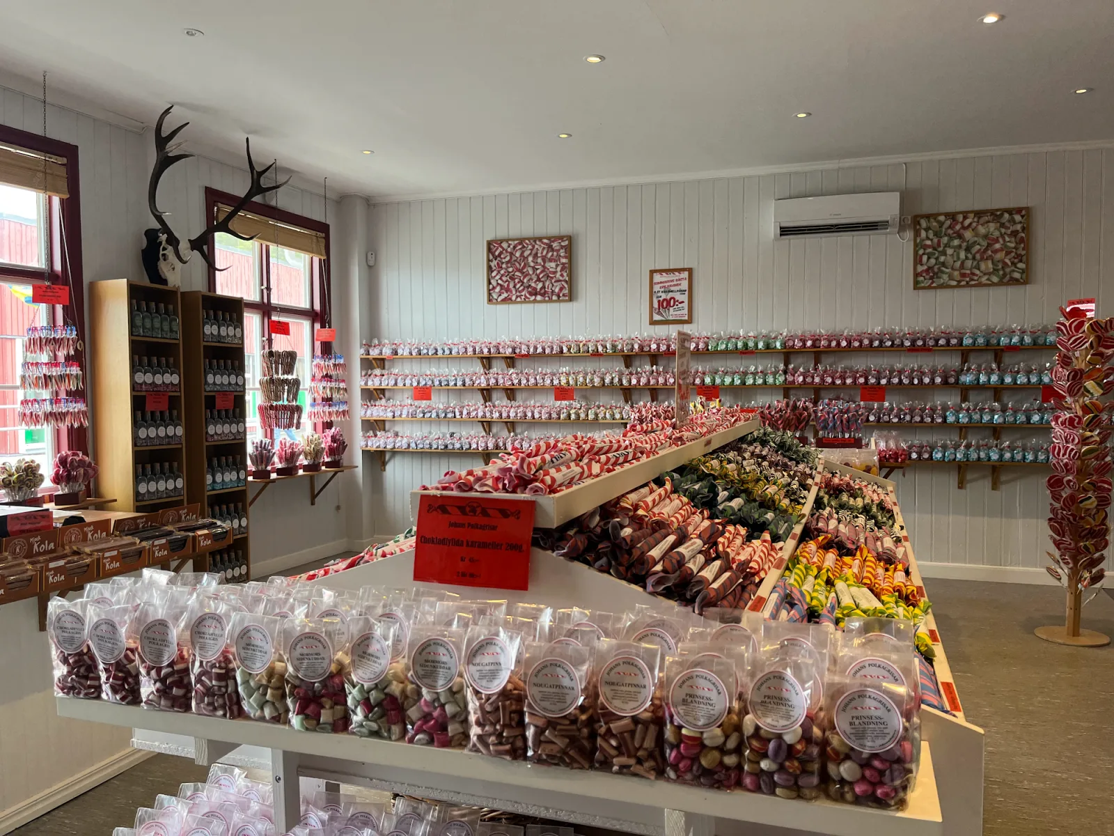 Polkagris-Laden in Gränna – Süßigkeiten-Shopping in Schweden