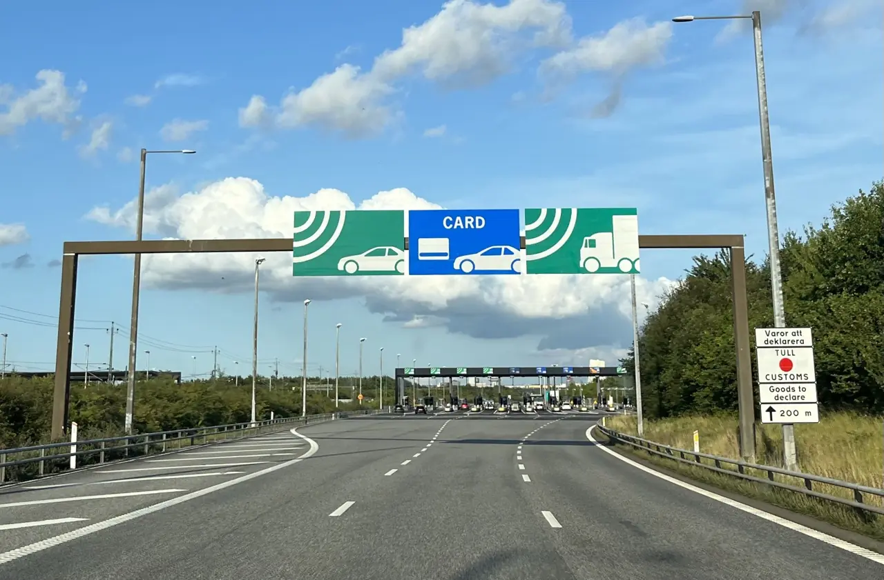 Öresundbrücke Maut sparen mit ØresundGO Wohnmobil-Abo Schranken-Schweden