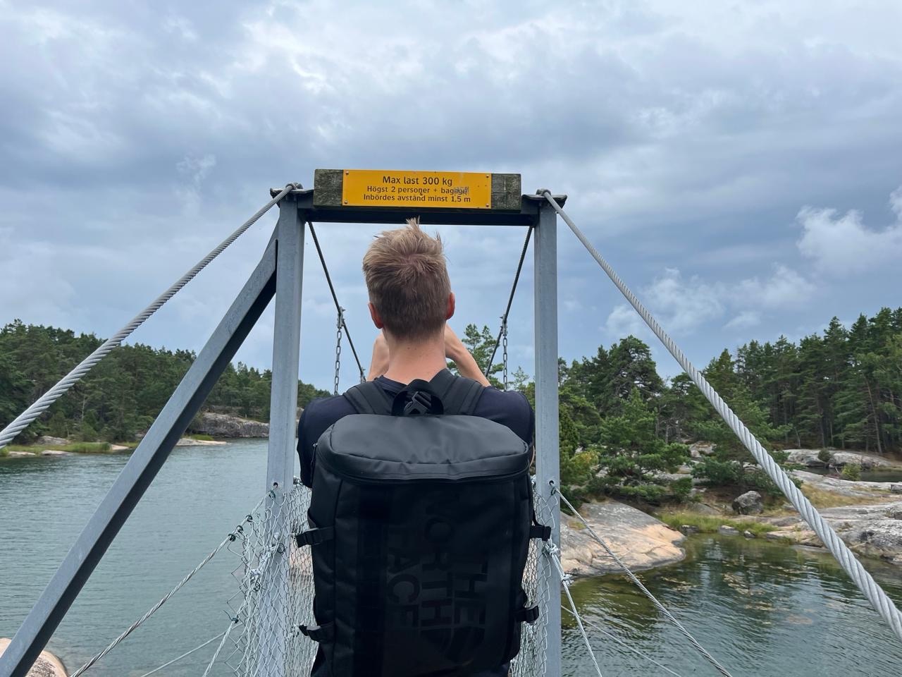 Wanderung über die Hängebrücken zu den Stockholm Schären